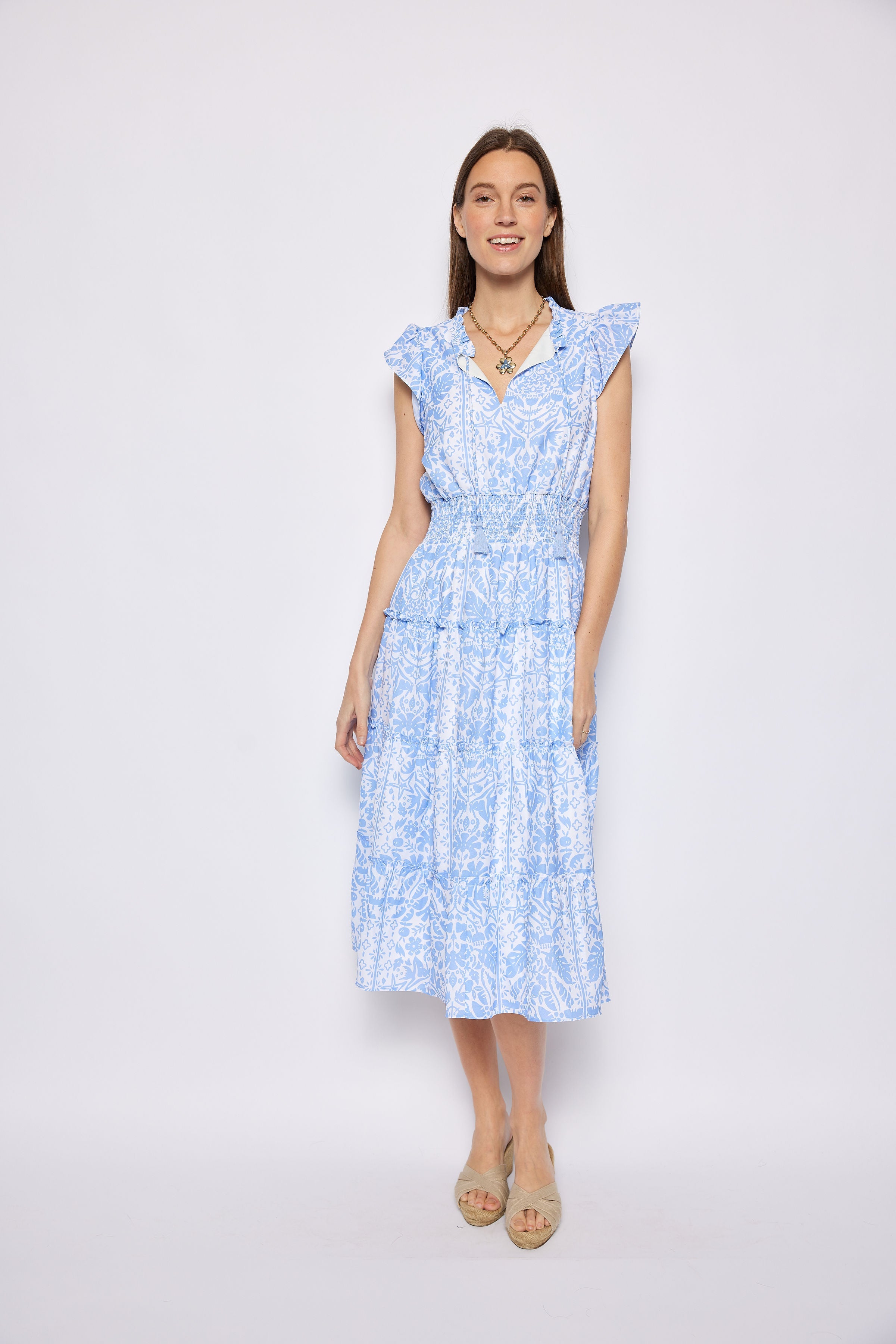 ワンピース time after time scalloped dress Time After Time Scalloped Dress