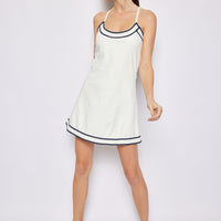 White Ric-Rac Exercise Dress
