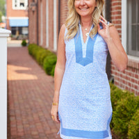 Animal Print Sleeveless Classic Tunic