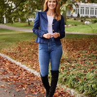 Navy Corduroy Blazer