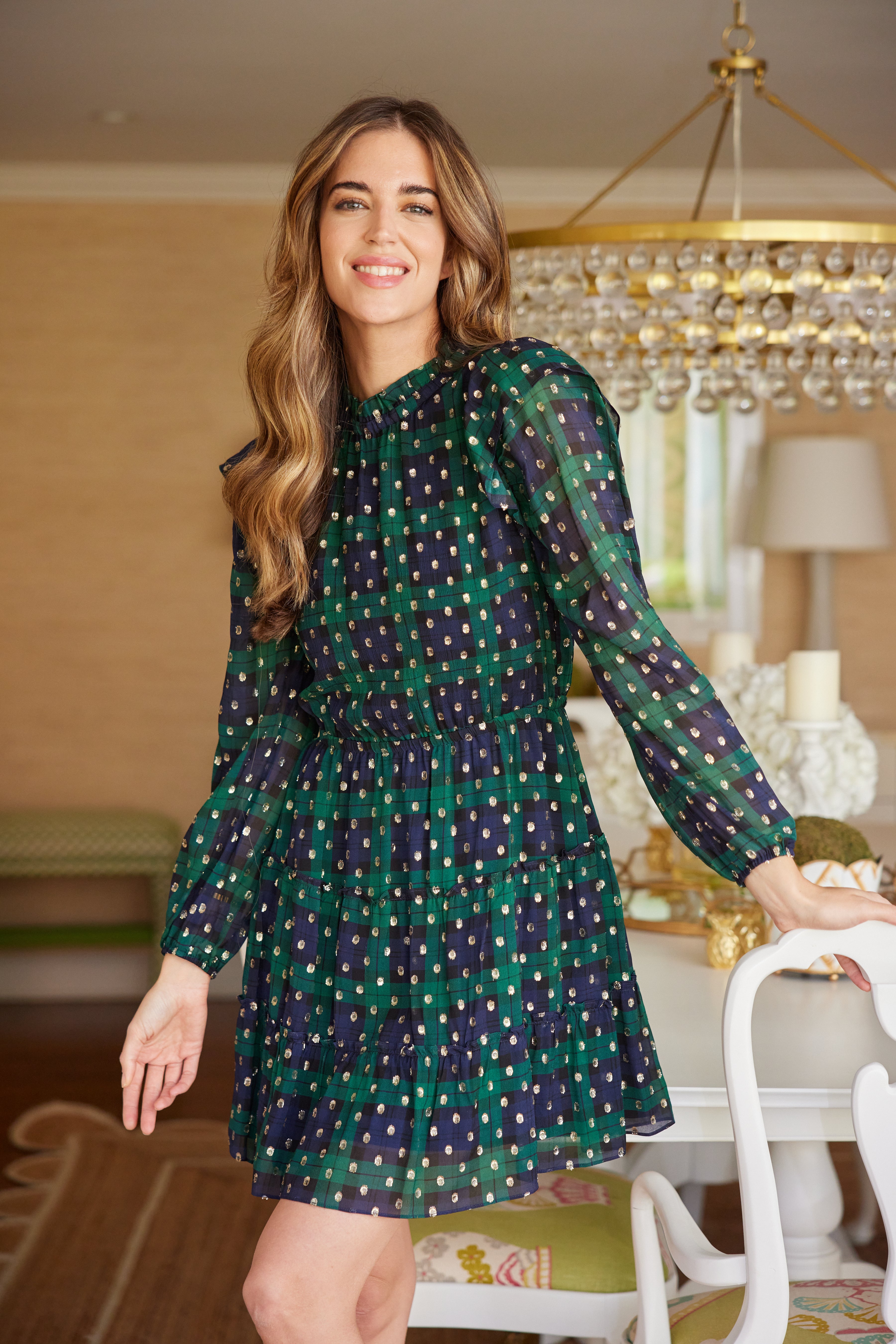 Sail to Sable Blackwatch Mini Dress Sail to Sable Blackwatch Mini Dress