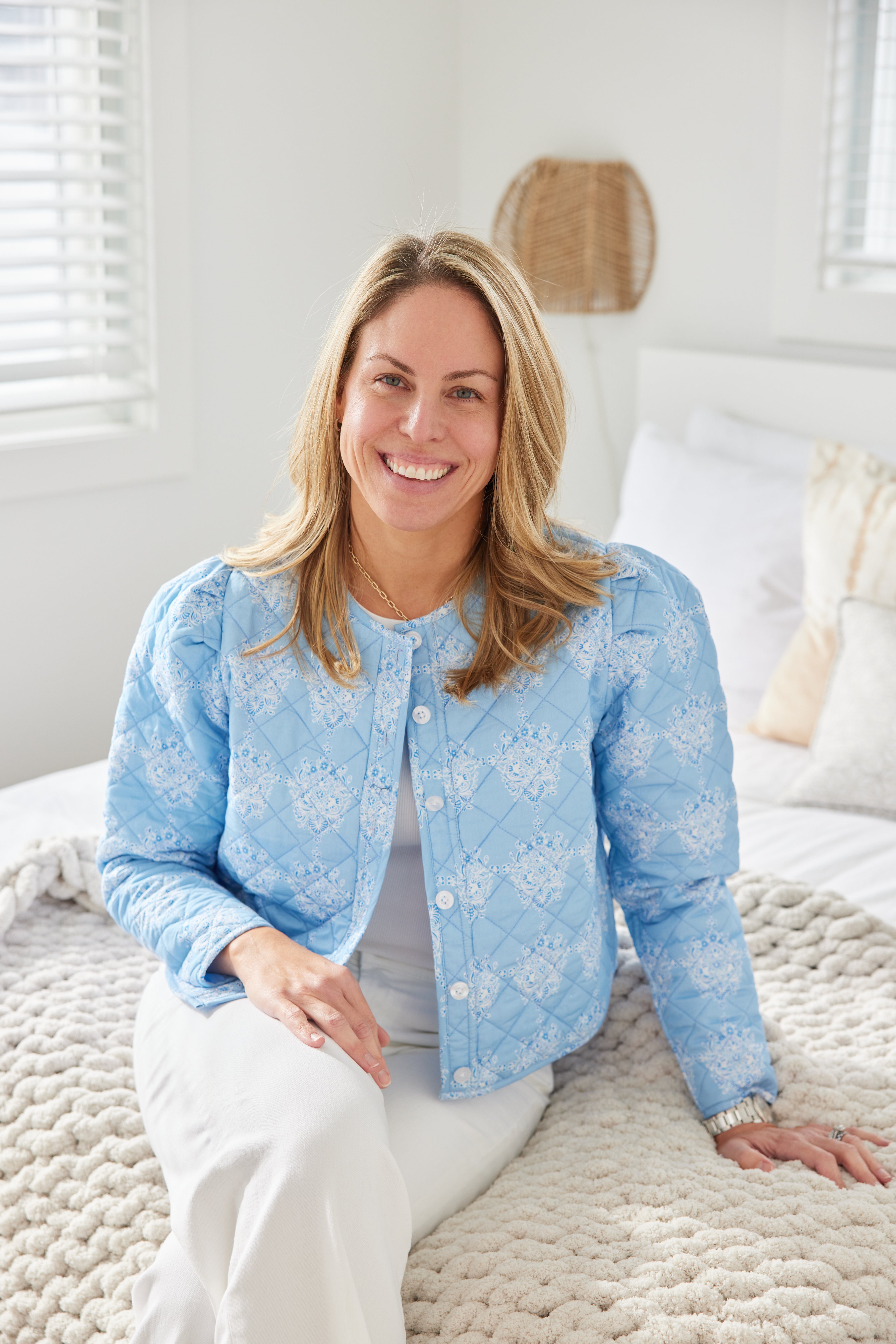 Medallion Print Reversible Button Front Jacket – Sail to Sable