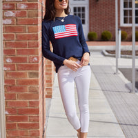Navy Classic Flag Sweater