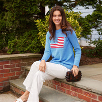 Hydrangea Classic Flag Sweater