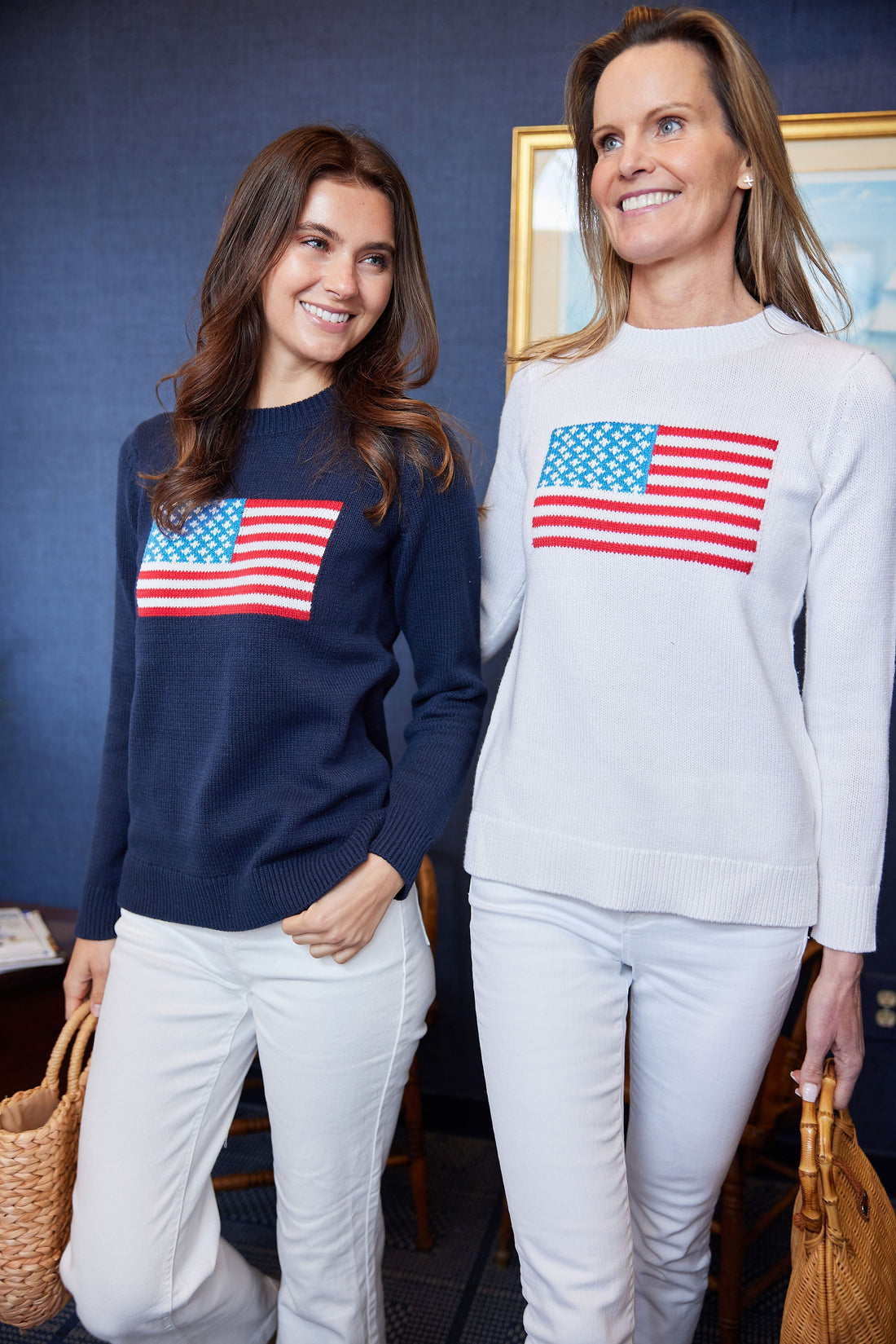 Navy Classic Flag Sweater