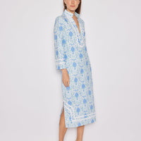 Pineapple Print Caftan with Ric-Rac