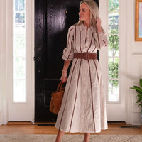 The Belted Shirt Dress
