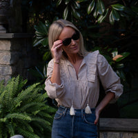 The Stripe Shirting Top