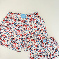 Patriotic Print Men's Bathing Suit