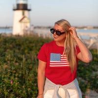 The Americana Short Sleeve Sweater
