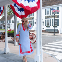 The Nantucket Seersucker Caftan