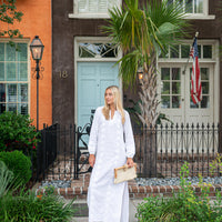 White Embroidered Caftan