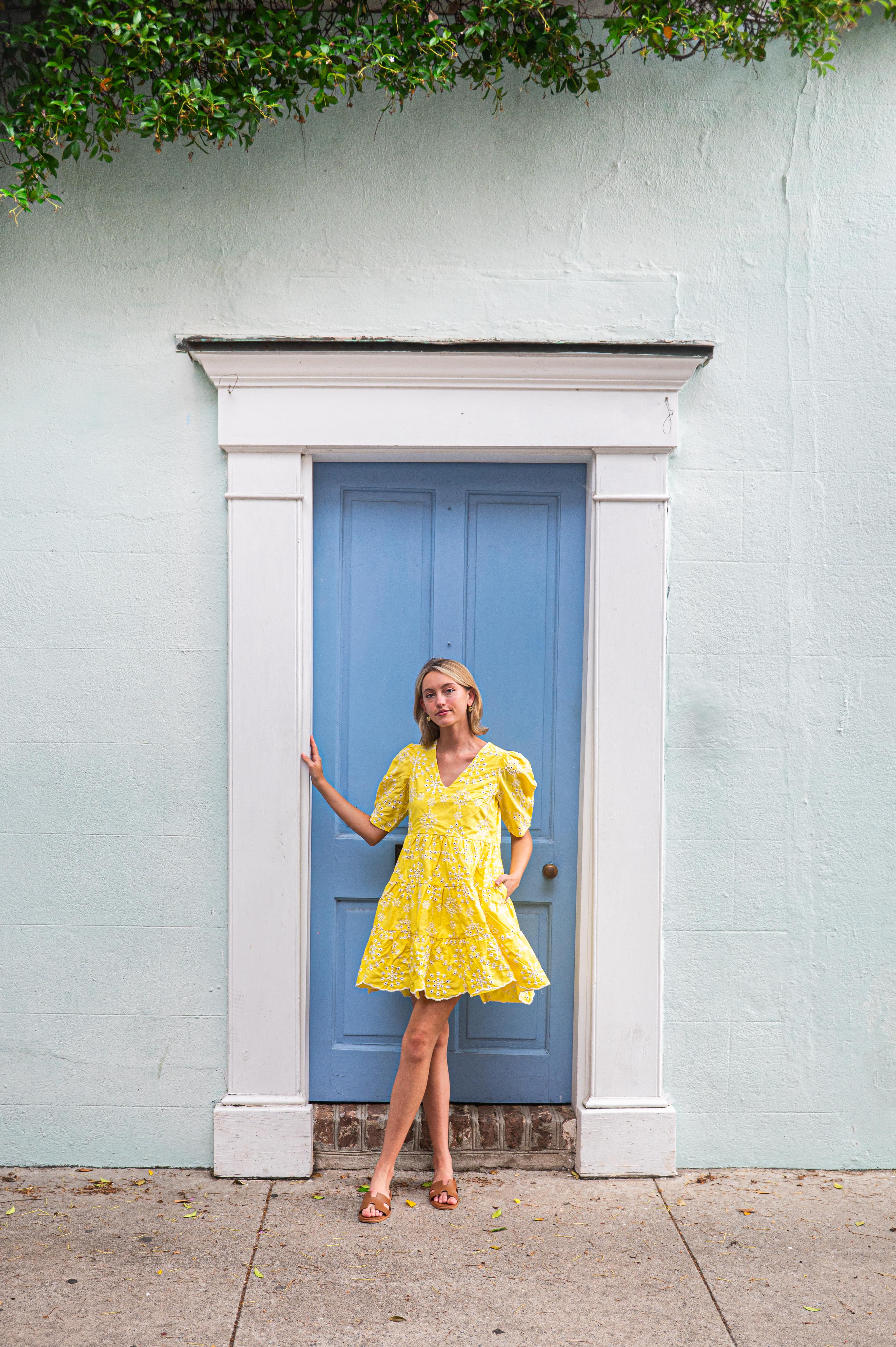 Amy Eyelet Dress – Sail to Sable