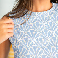 Seashell Print Maxi Skirt Set