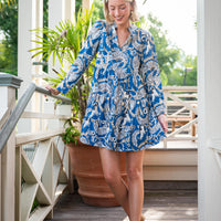 STS x CK Bradley Long Sleeve Tunic Flare Dress