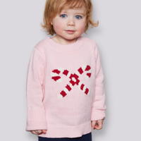 Blush Kids Candy Cane Sweater