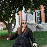 Black Sequin Charlotte Dress
