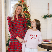 Blush Kids Candy Cane Sweater