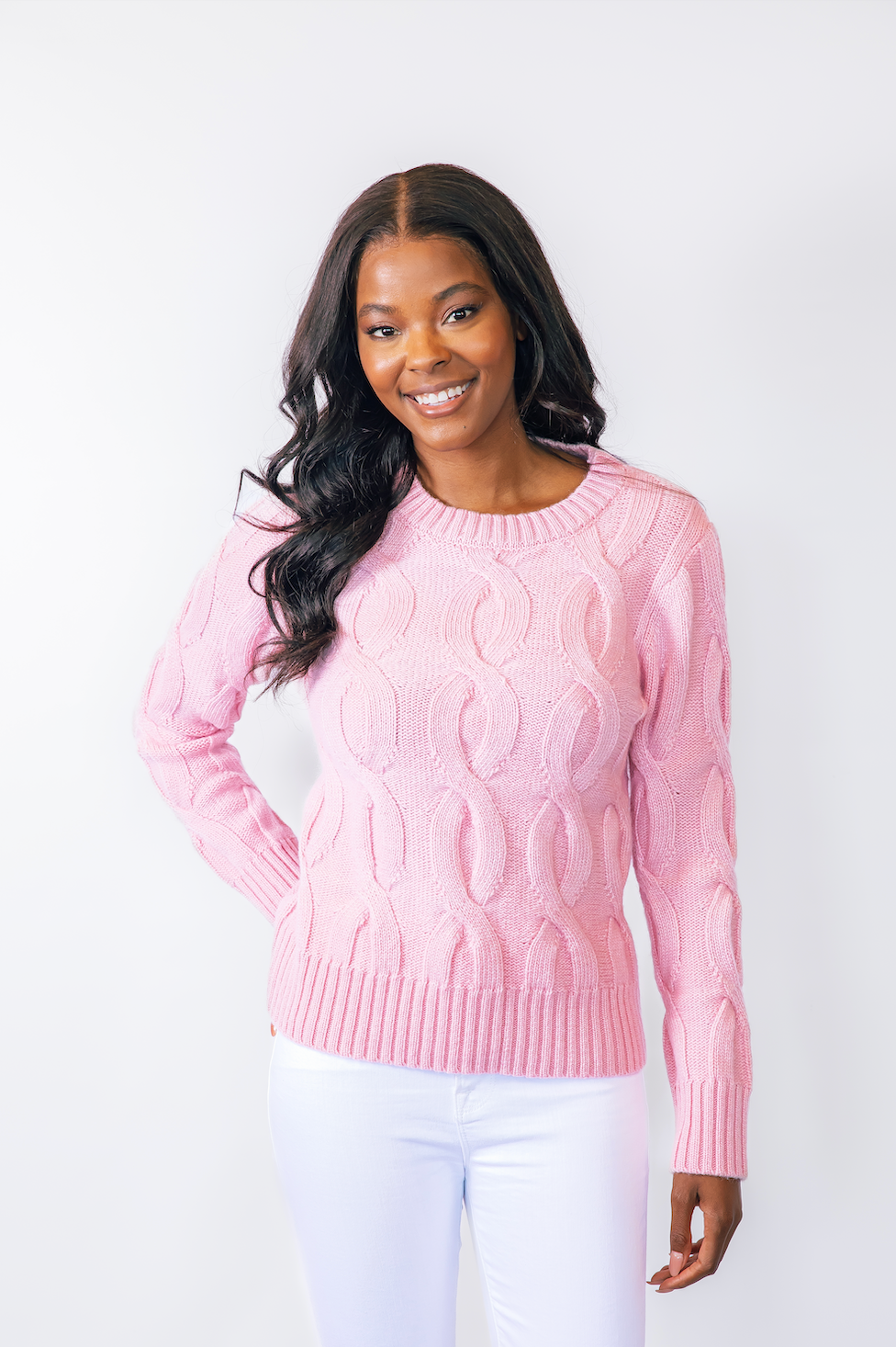 Blush knit sweater best sale