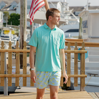 Umbrella Print Men's Bathing Suit