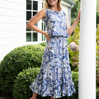 STS x CK Bradley Tiered Midi Skirt