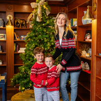 Black Fair Isle Wrap Cardigan