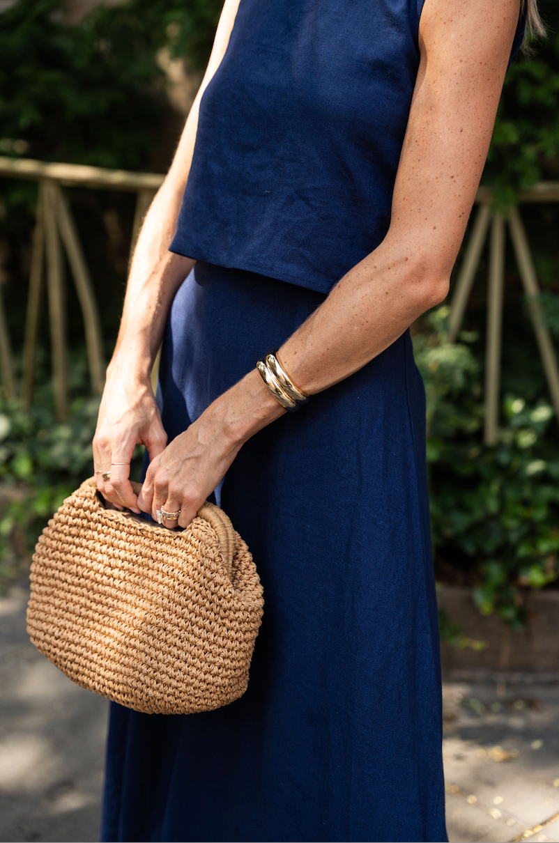 Navy Maxi Skirt Set – Sail to Sable