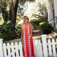 Coral Blythe Dress