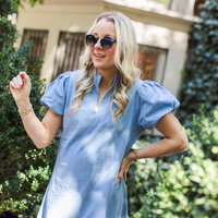 The Park Puff Sleeve Mini Dress