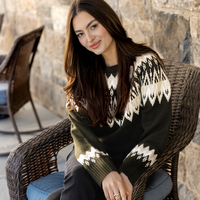 Olive Fair Isle Sweater