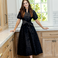 The Abby Jacquard Midi Dress