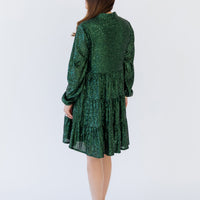 Emerald Sequin Charlotte Dress