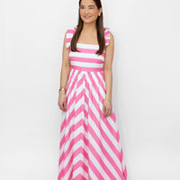 Megan Stripe Maxi Dress