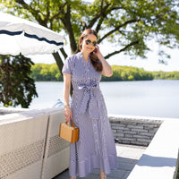 Navy & White Stripe Abby Dress