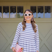 Steph Sequin Stripe Top