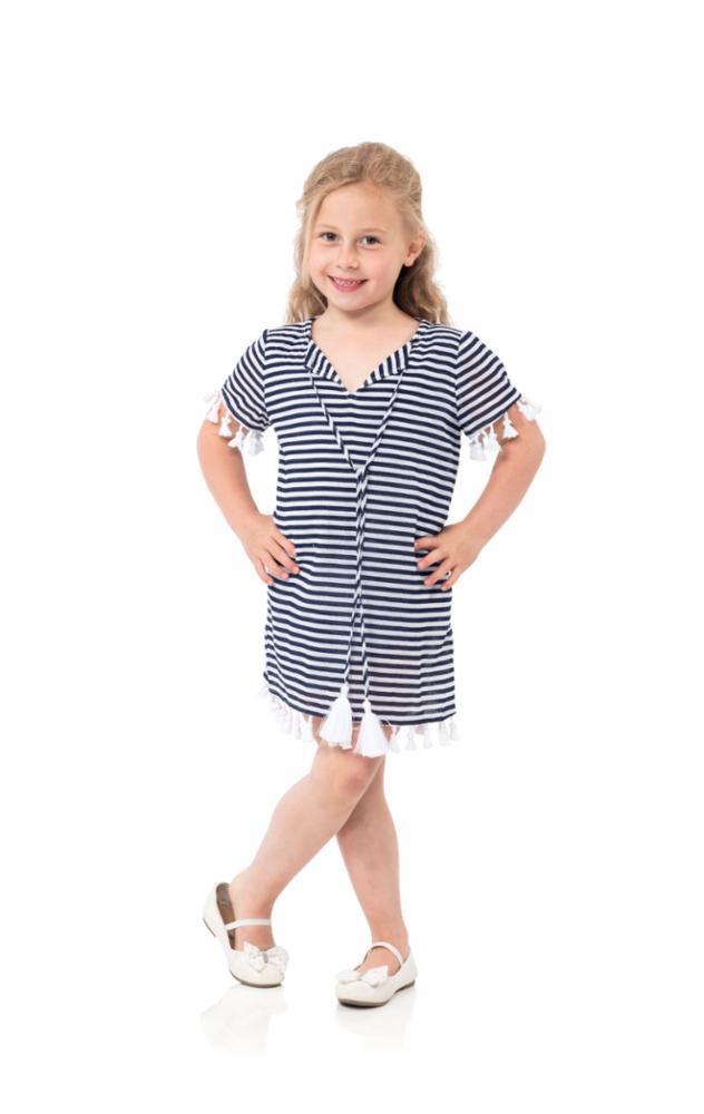 Kids Short Sleeve Tunic Dress – Sail to Sable - Main Image