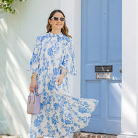Monica Pleated Midi Dress