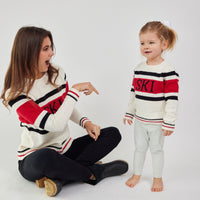 Ivory Kids Ski Sweater