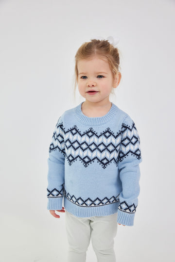 Periwinkle Kids Fair Isle Sweater