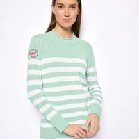 CBC Cabbage & White Stripe Sweater