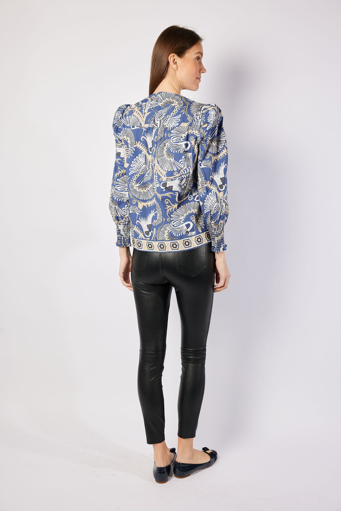 STS x CK Bradley Puff Sleeve Top with Tassels