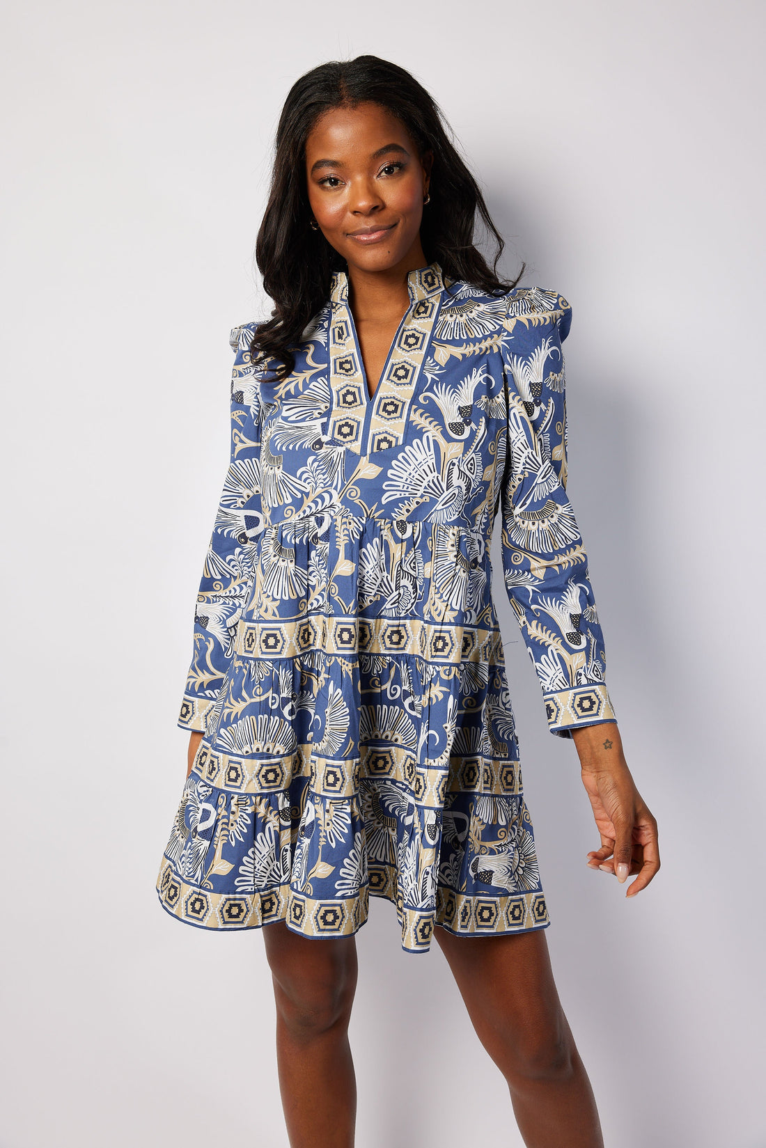 STS x CK Bradley Long Sleeve Tunic Flare Dress