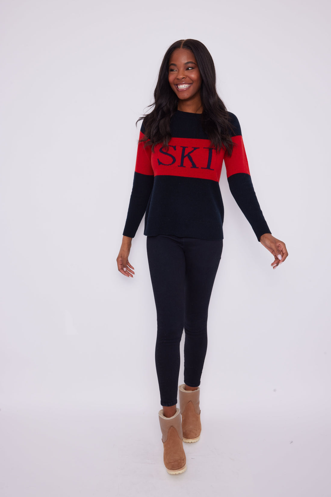 Colorblock Ski Sweater