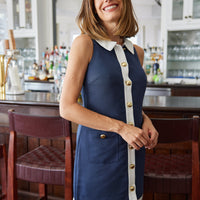 Navy Grace Shift Dress