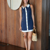 Navy Grace Shift Dress