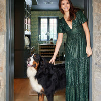 Emerald Ava Sequin Maxi Dress