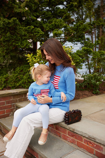 Hydrangea Classic Kids Flag Sweater