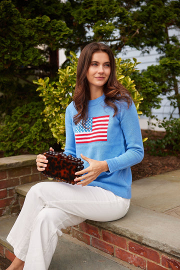 Hydrangea Classic Flag Sweater