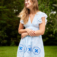 Sunburst Print Beach Cover Up