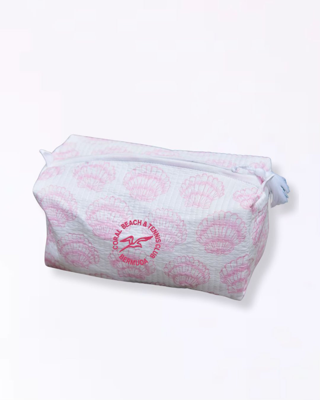 CBC Blush Shell Print Cosmetic Bag